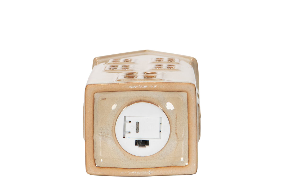 Casinha Bege LED [Pré-venda]