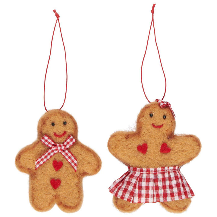 Muñecas colgantes de jengibre