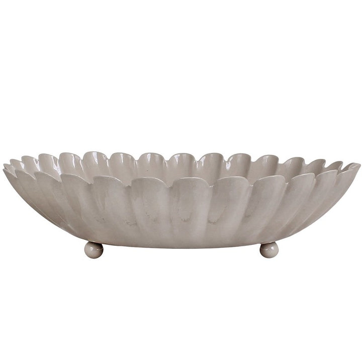 Taza de metal beige