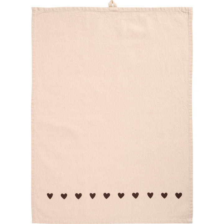 Paño de cocina Corazones Marrones [Reserva]